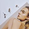 [Luvre Paris] 14K Raise Mini Earrings Ea2090