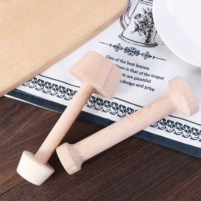 Formgebendes Kuchenbacken Doppelseitig Holz Tragbar Gebäckwerkzeuge Tarte-Stampfer Teigpresse Eiertörtchenform