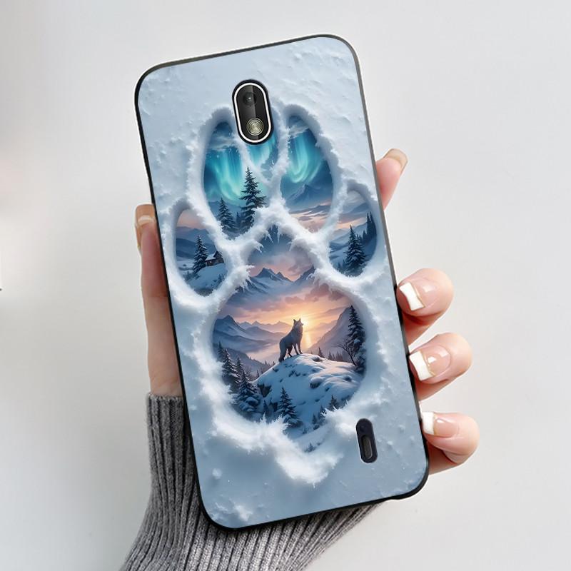 Matte Soft TPU Case For Nokia 1 Plus 2 2.1 2.2 Phone Case Luxury Cute Love Rabbit Funny Cat Black Silicone Ultra Thin Back Cover