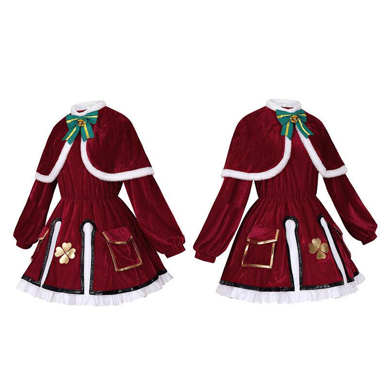 Genshin Impact Klee Cosplay Full Set Costume Party Outfit Uniform Christmas