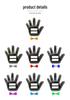 Car LED Multicolor Gesture Light: Seven-Color Glowing Palm Warning & Atmosphere Decoration