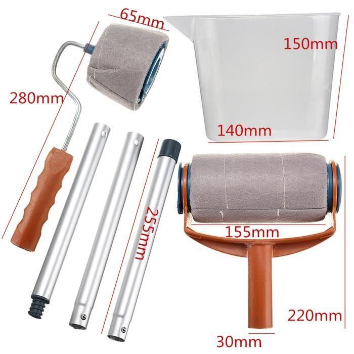 TEMPSA 6PCS Paint Roller Handle Corner Wall