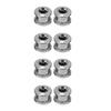 8 Sets Bolts & Nuts Bike Chainring Bolts Sliver Bicycle Chainring Screws  Bike Accessories