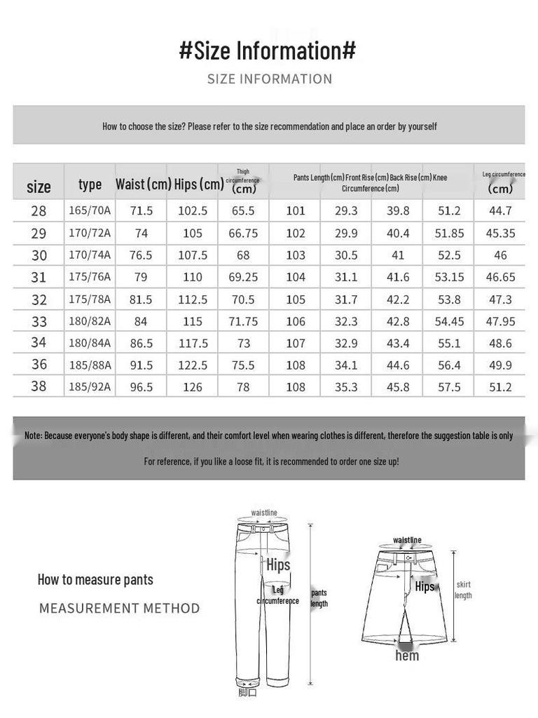 Izzueit Men's American Retro Loose Fit Washed Straight Leg Jeans