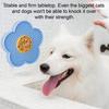 Silicone Pet Licking Mat Slow Feeder Mat with Suction Cups Flower Shape Lick Mat Prevents Overeating for Cats Dogs
