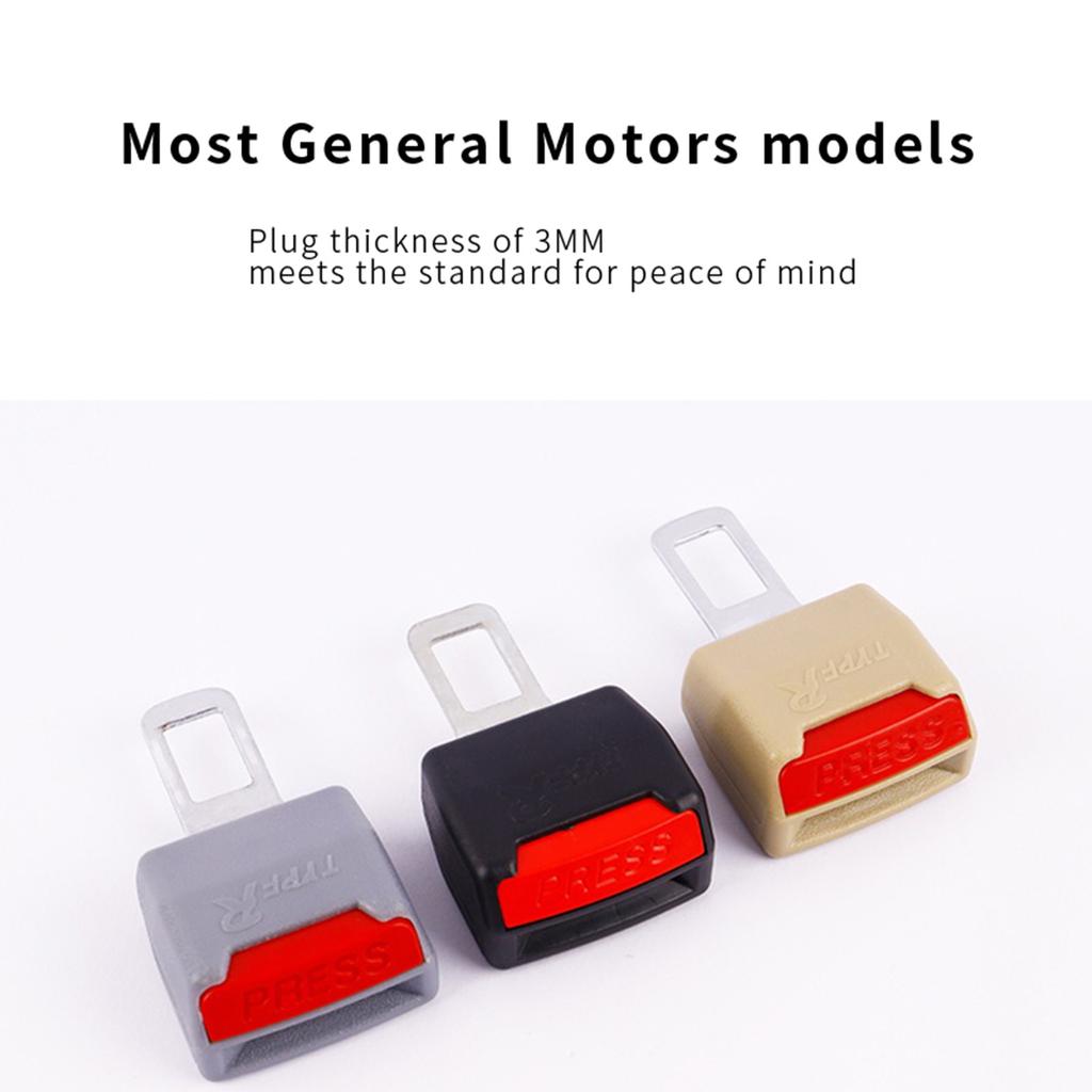 Car Safety Belt Lock Tongue Straight Lock Tongue Straight Insert Safety Belt Insert Lock Tongue