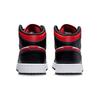 Jordan Air Jordan 1 Mid Black Fire Red GS 554725-079