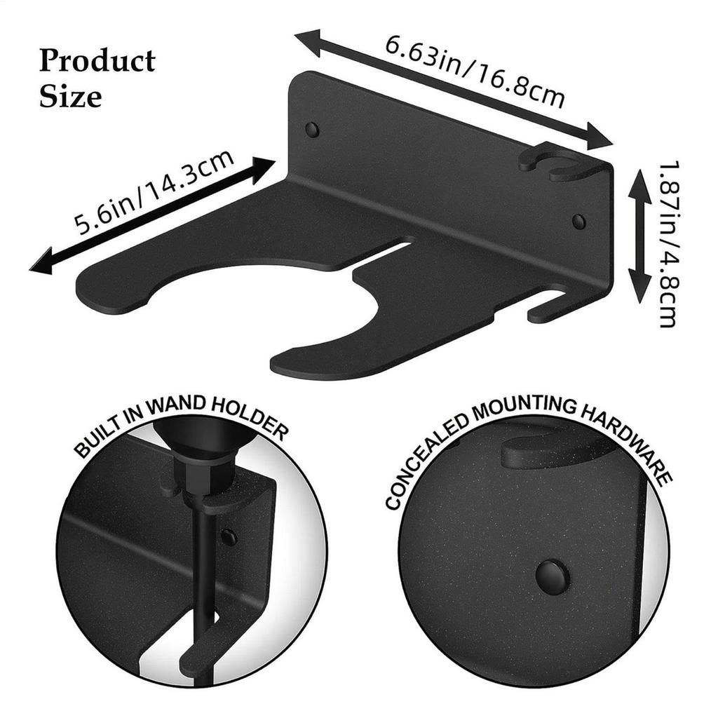 Garden Pump Sprayer Holder Save Space Pump Sprayer Storage Holder Wall-Mounted Garden Tool Organizer for Yards Porches Gardens