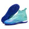 Couples' High-Top Football Shoes with Knitted Socks - Long or Broken-Nail Friendly Sport Trainers for Student Games