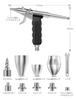 VIAEON Trigger Airbrush, 0.5mm Handpiece with Separate Cup, for Car Model Painting and Primer Coating