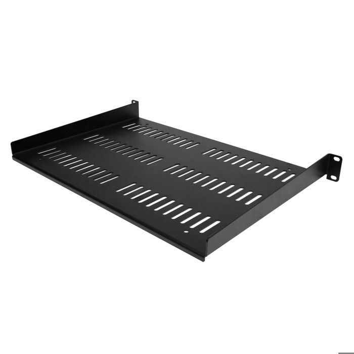 StarTech.Com 1U 19 hüvelykes rack polc - Univerzális szellőztetett rackbe szerelhető polc - 19" Patch Panel konzolos polc - Tároló Ra