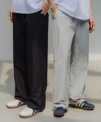 ALVINCLO [2Pack] Semi-Wide Nylon Pants 2-Piece Package