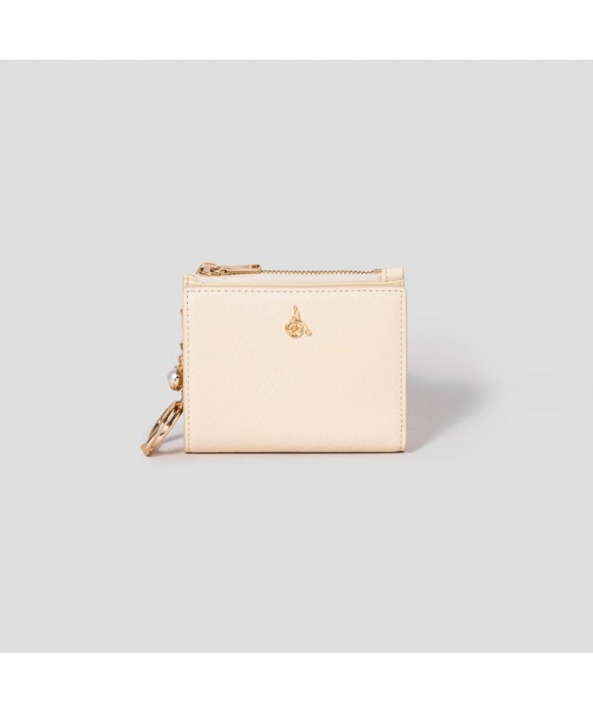 Beanpole Accessory Lucy Saffiano 2-Zip Wallet - Yellow