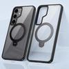For Samsung Galaxy S24 Magnetic Case Kickstand TPU+Acrylic Phone Cover