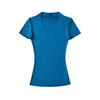 Damen Tiefes V-Ausschnitt Kurzarm Schlank Geschnittenes T-Shirt Einfarbige Basis Sexy Crop Top Tee