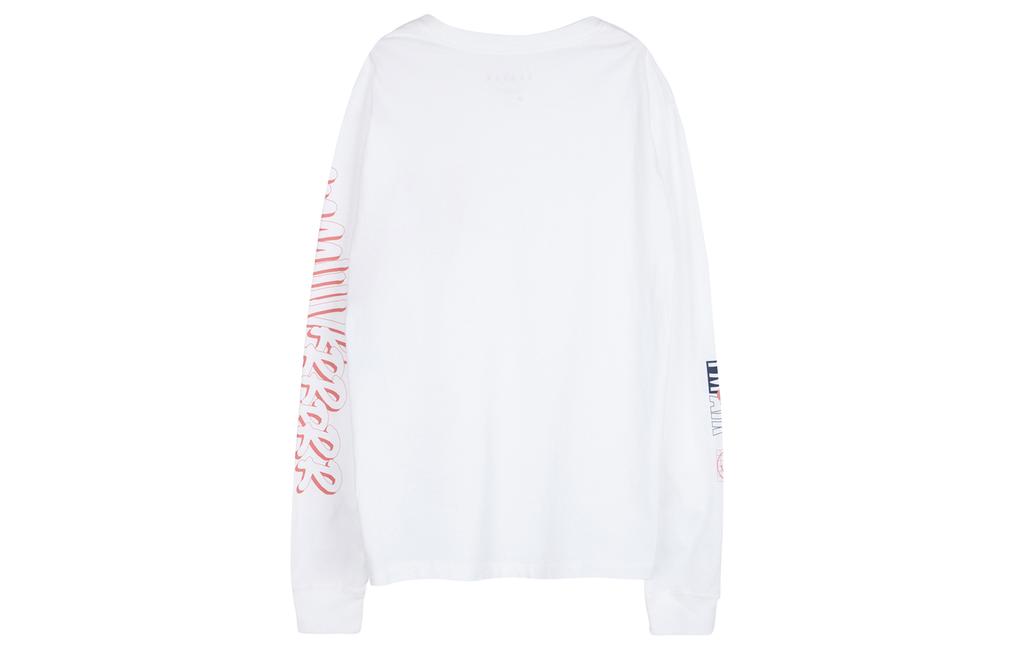 Jordan T Shirts Men's White Crew Neck Moderate Straight Fit CT3662-100