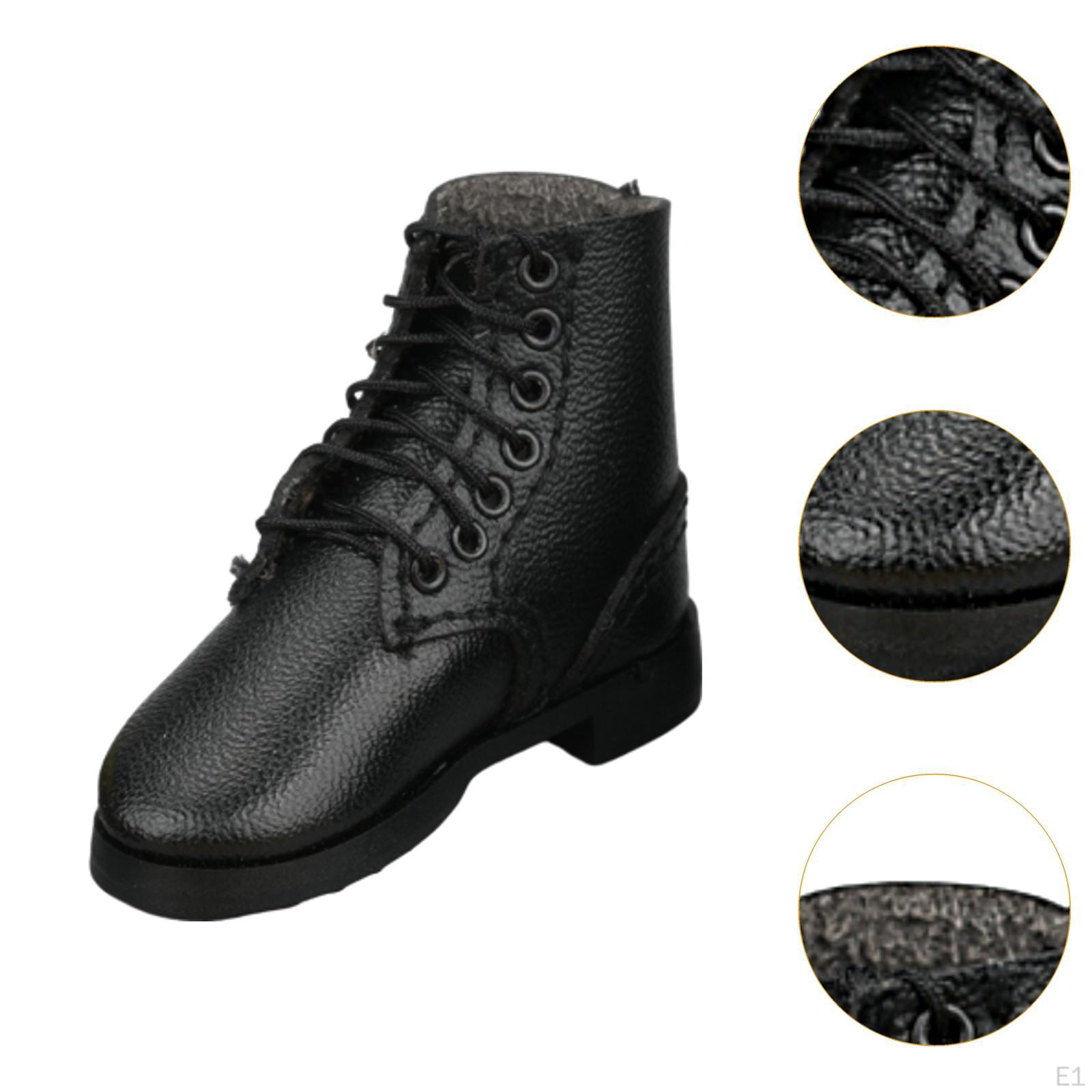 1:6 масштабных ботинок ручной работы кукольный декор косплей аксессуары модная — фото 2