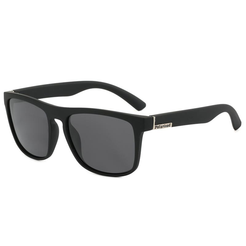 European and American outdoor riding polarized elastic paint sunglasses men s retro sports sunglasses men s UV protection D non-polarized