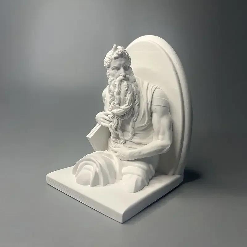 

Moses figure sculpture diffuser stone carving artwork gypsum sculpture art sculpture home life decoration birthday gift