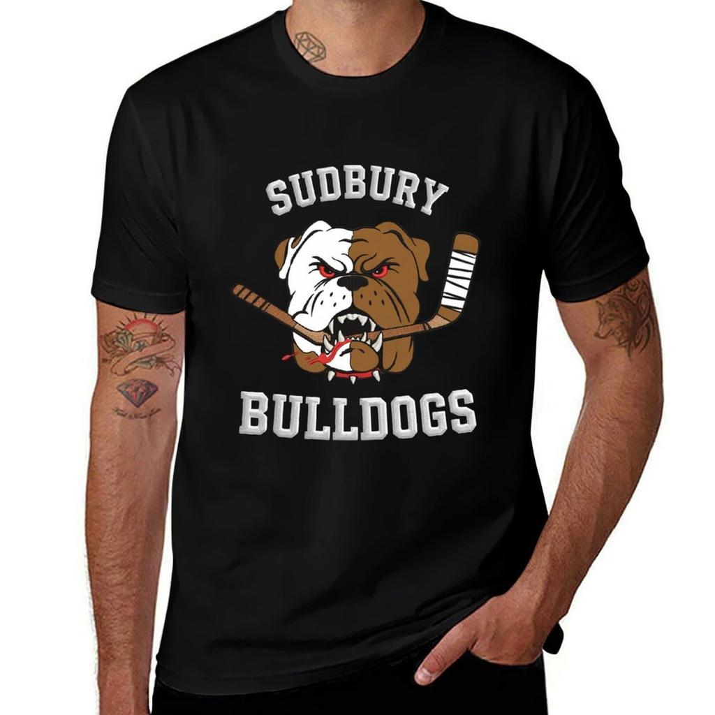 Sudbury Bulldogs Hockey Lovers Tshirt T Shirt Unisex Casual Anime T Shirts For Unisex Tshirt