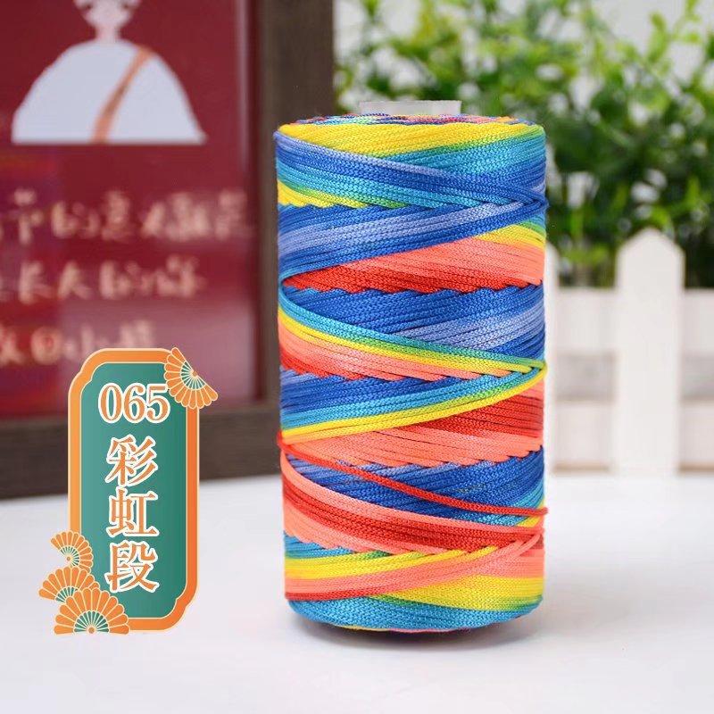 Mercerized Ice Hemp Thread 100G Shaft Medium And Thin Hollow Thread Sun Hat Shoes Crochet Hand-Woven Thread Full Free Shipping