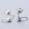 100% 925 Massiv Echtsilber Piercing Herz Krone Liebe Biene Ohrstecker Für Frauen Mädchen Brincos pendientes Brincos