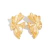 Salircon Vintage Exaggerated Irregular Folds Flower Metal Dangle Earrings Women Punk Geometric Drop Earring Jewelry Accessories