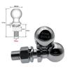 [Value Pack]Chrome Hitch Mount Tow Ball 50mm Dia Capacity Coupling Trailer Parts RV Accessories