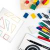 VILLFUL 3-Piece Transparent Geometry Pegboard Set for Kids, Educational Puzzle and Tool for Toddlers, Multiplication and Pegboard, Geometry Pegboard,