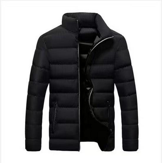 Men's Autumn/Winter Cotton Stand-up Collar Sports Jacket - Warm, Outdoor, Casual Coat