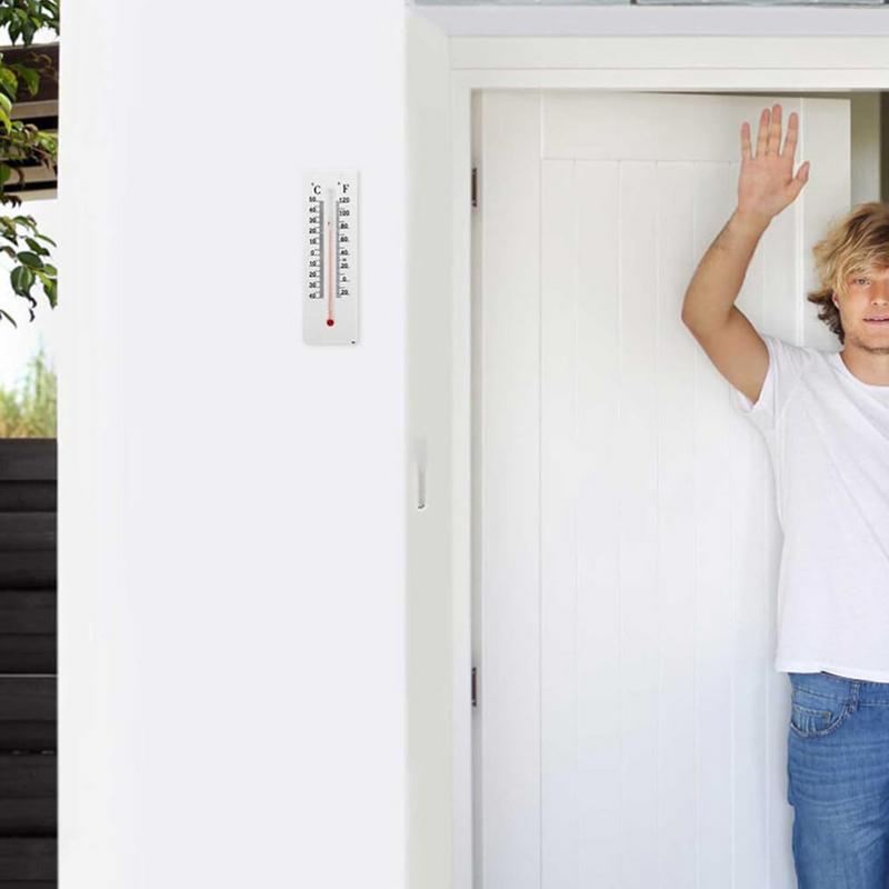 2 Stück Thermometer Dekorativ Versteck für Schlüssel Ablenkung Verstecktes Fach Geheime Aufbewahrung Versteck Outdoor Behälter Behälter Geldkassette