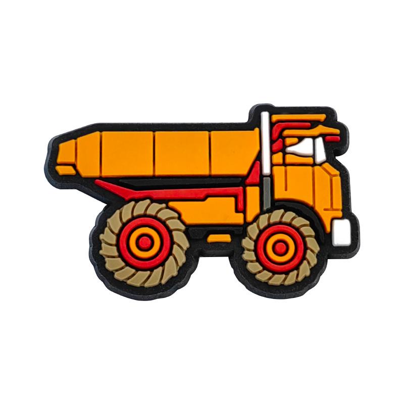 Excavator Construction Vehicle Shoe Decoration: PVC Soft Rubber Shoe Buckle & DIY Shoe Flowers