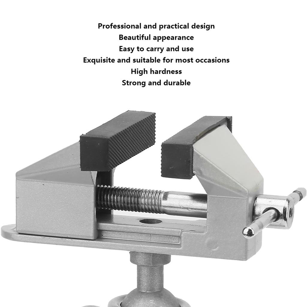Hochwertiger Universal-Schraubstock aus Aluminiumlegierung, für den Haushalt, Werkbank, Universalzange, Tischschraubstock