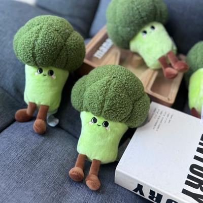 1 ks brokolice zelenina simulace měkké plyšové hračky kreativní klíčenka pro děti ozdoba dárky