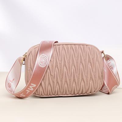 Summer Women's Versatile High End Handbag Small Bag  Pleated Clouds  Small Square Bag  Women's Crossbody Bag