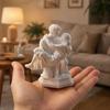 3D Printed Couple Sculpture, Kneeling Princess Carry Figurine, Romantic Art Resin Desk Decor, Unique Anniversary Birthday Gift for Couples, Fitness