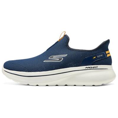 Go Walk Pohodlné Odolné Podpora Chůze Boty Pánské Teniska Modrá 217085-NVY