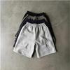 Amerikanische Stickerei Shorts Herren Y2K Retro Lässig High Street Trendig Hohe Taille Übertrieben Gerade Lässige Shorts