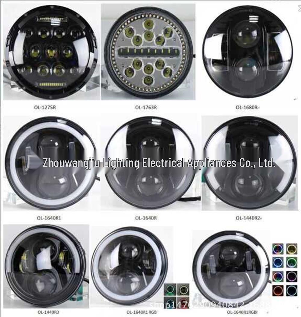 

7-дюймовые фары Dragon Board для JEEP Wrangler и мотоциклов Harley Die-cast aluminum alloy