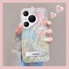 Suitable for Huawei Mate50pro Mobile Phone Case Vivos17 Dopamine Bow Bracket Oppo Feather Yarn Xiaomi 14