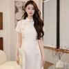 Basic House Women's Jacquard Cheongsam Dress