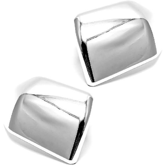 Quality Accessories Triple Chrome Plated Full Mirror Covers Compatible with Ford F150