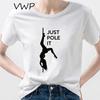 Graphic Pole Dance Tshirt Unisex Cartoon Unicorn Print Harajuku Aesthetic Top Tshirt Tee New Summer Fashion Y2k Female T Shirt