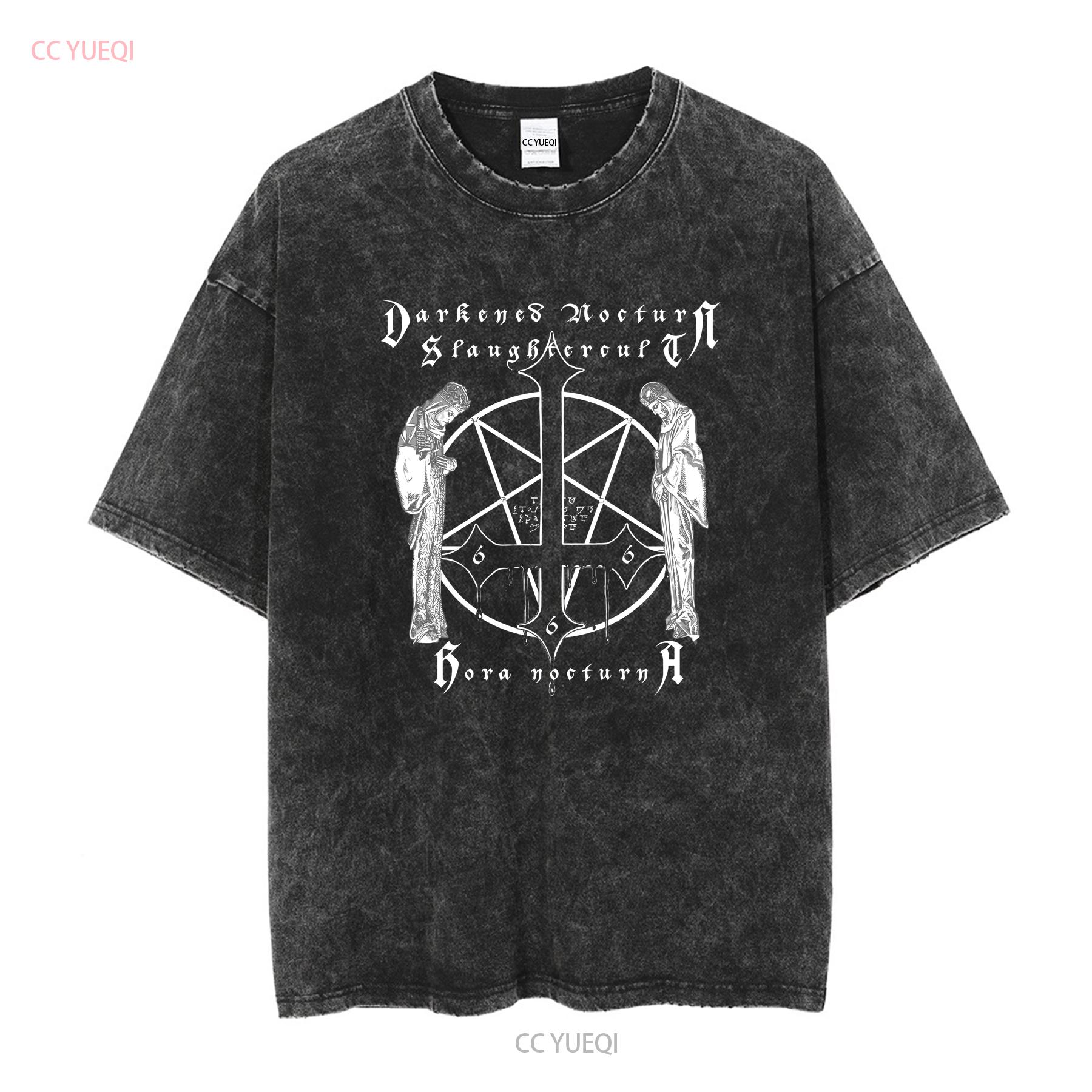 

DARKENED NOCTURN SLAUGHTERCULT Чорний Метал Вінтажний 2006 Футболка XL LP Тур Hora вінтажна Прана Зручна M
