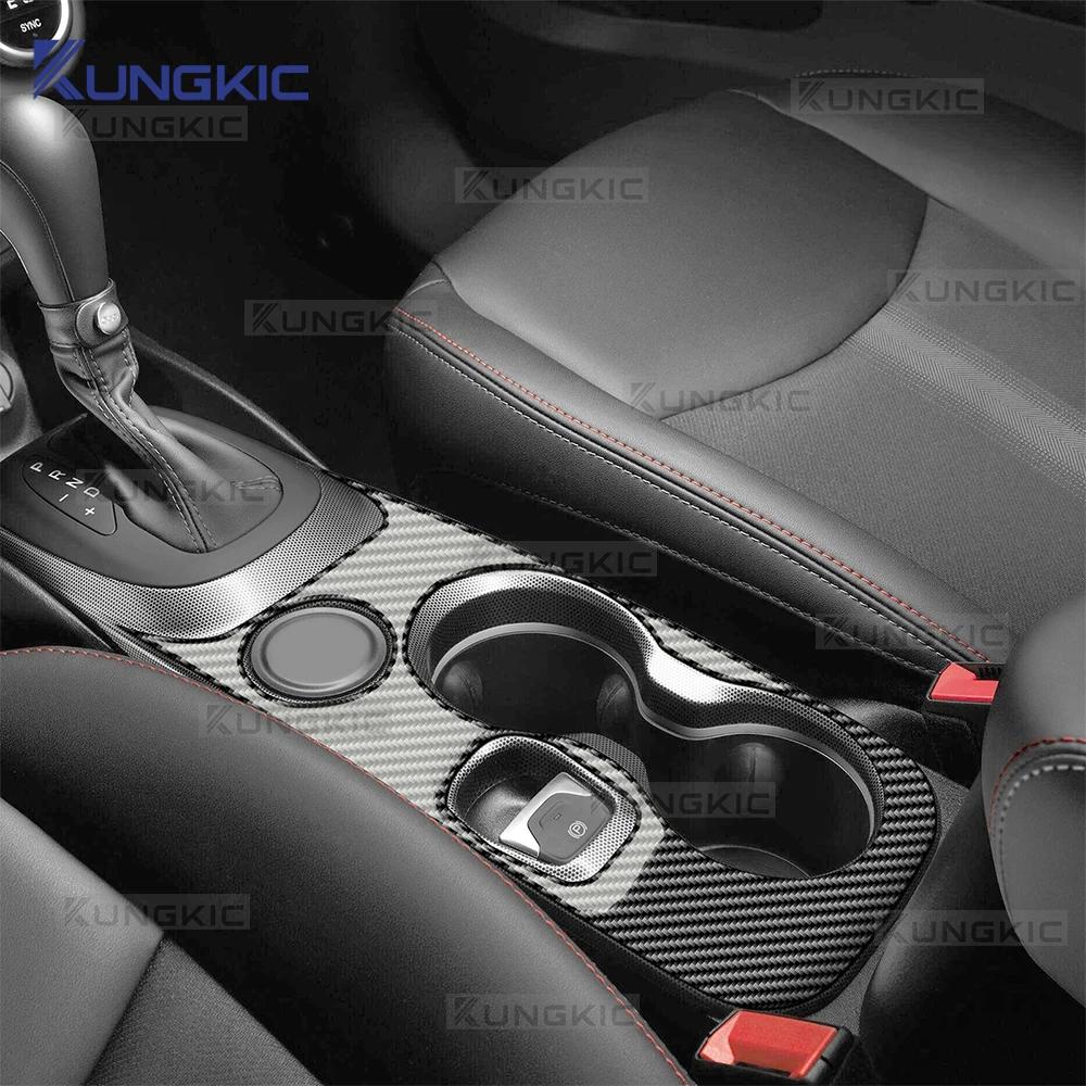 For Fiat 500X 2014 2015 2016 2017 2018 2019 2020 2021 2022 2023 2024 2025 2026Real Soft Carbon Fiber Sticker Car Interior