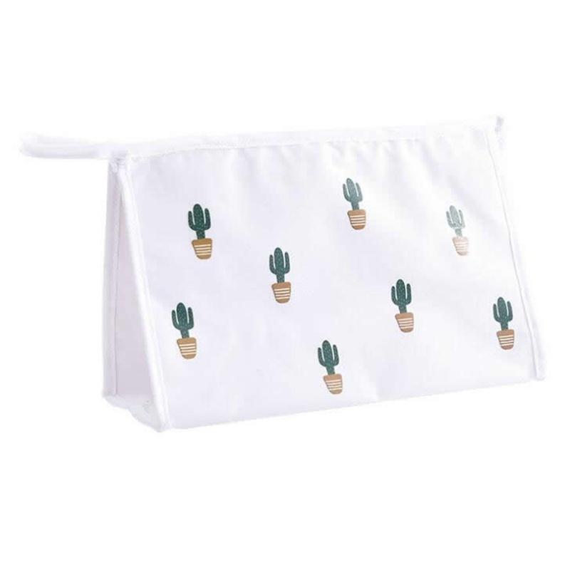 

Повседневная дорожная сумка-органайзер для косметики с принтом фламинго для женщин, на молнии pot cactus