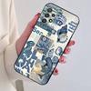 C-Cool Blue O-Ocean Retro Phone Case Black Silicone Soft For Samsung S25,S24,S21,S22,S23,S30,Ultra,S20,Plus,Fe,Lite