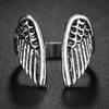 1 STuks Punk Vintage Zwart Grote Open Kruis Ring Voor Vrouwen Feest Sieraden Mannen Trendy Gotisch Goud Zilver Kleur Vinger Ringen Anillo