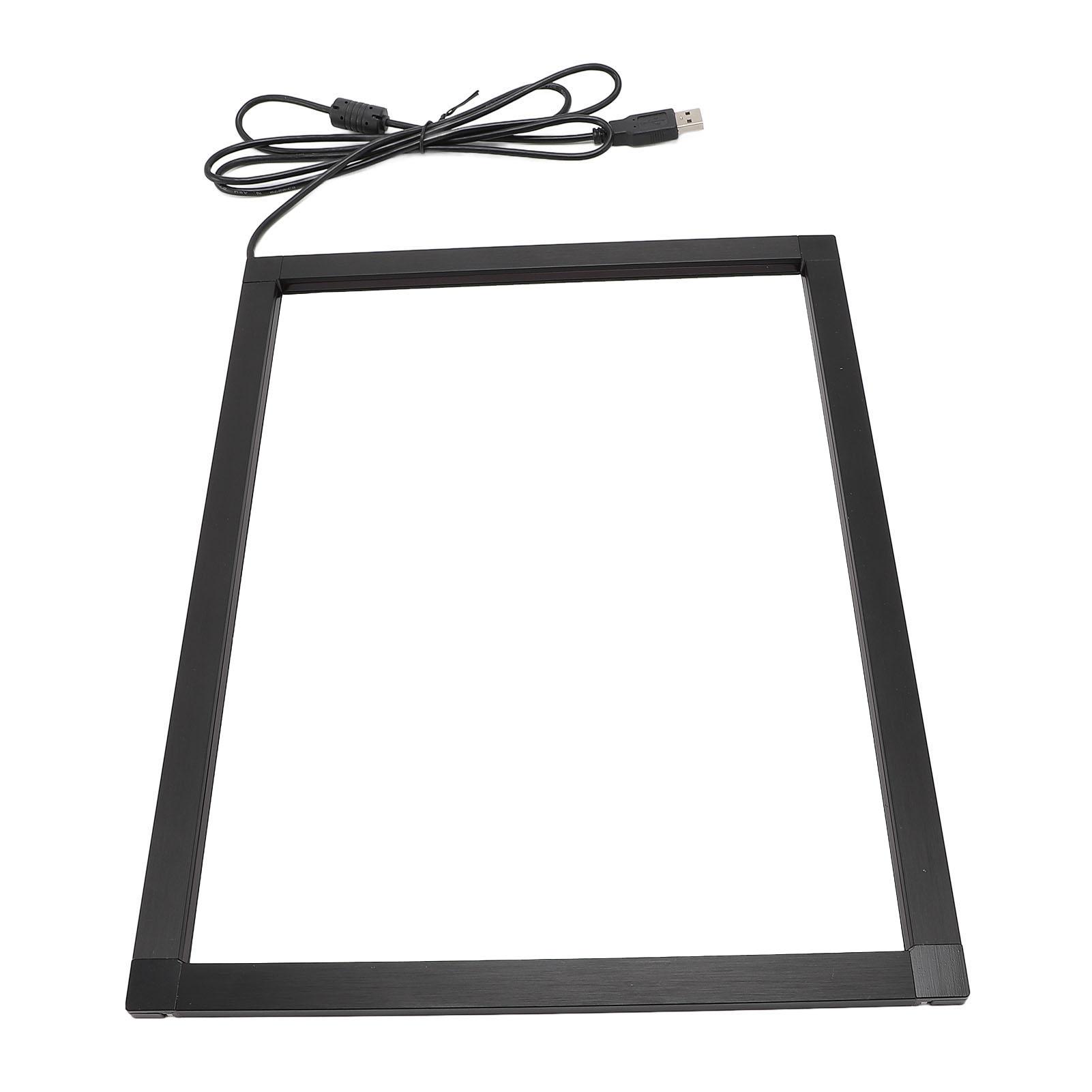 Cadre Tactile Infrarouge Interface USB Plug and Play Tactile Interactif IR Superposition pour Tableaux Blancs Tactiles Affichage Dynamique Kiosques