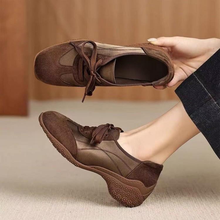 New Style Shoes - Retro Style Women's Thick-soled Height-increasing Casual Single Shoes, Sports Shoes